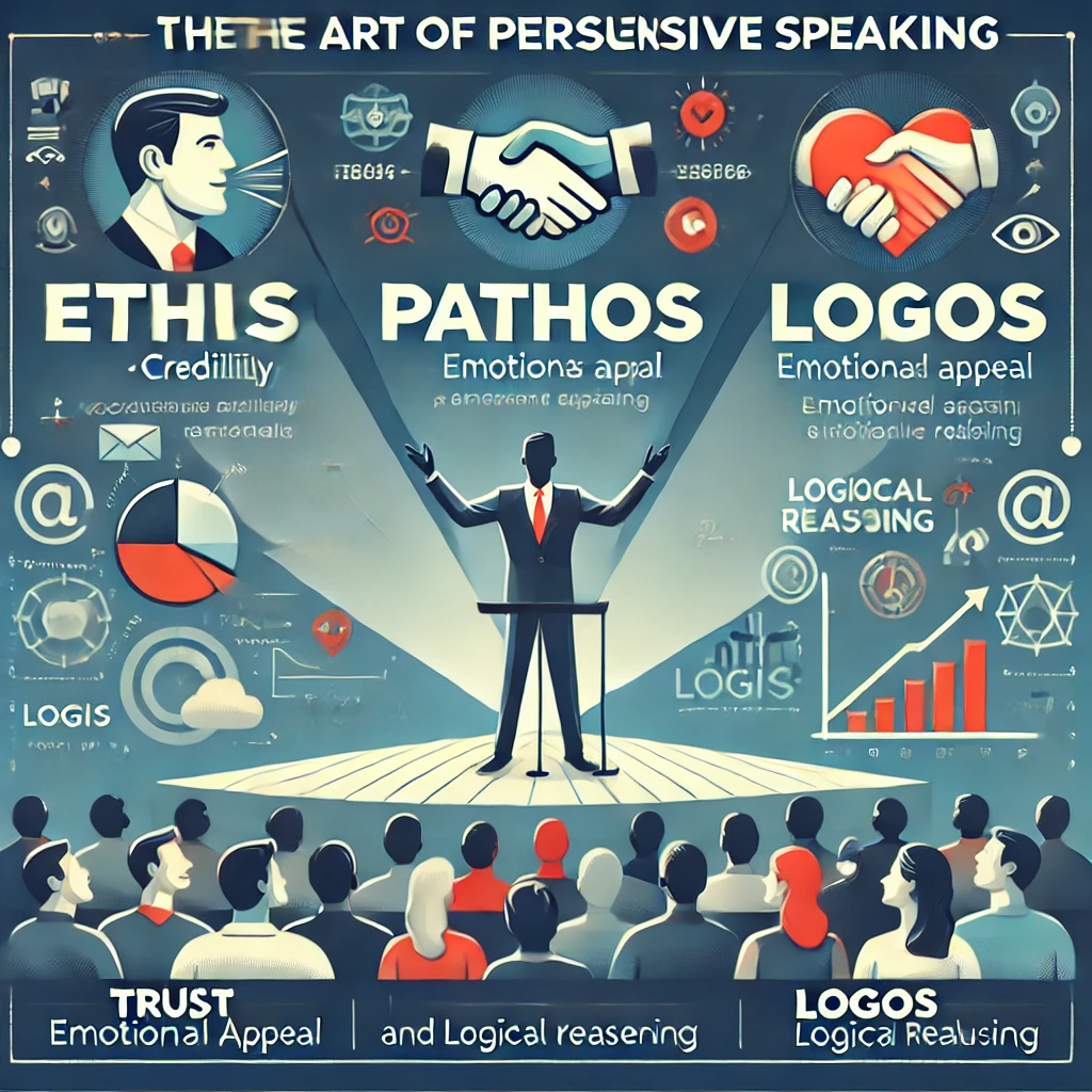 The Art of Persuasive Speaking: Using Ethos, Pathos, and Logos to Influence an Audience